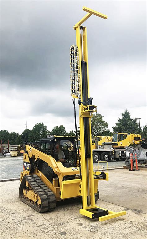 mast skid steer attachments